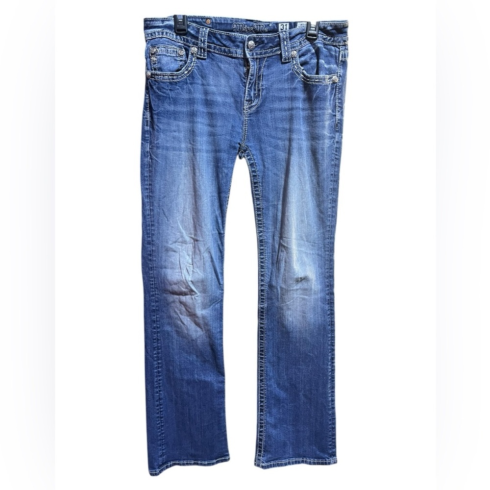 Miss Me mid-rise bootcut jeans. EUC